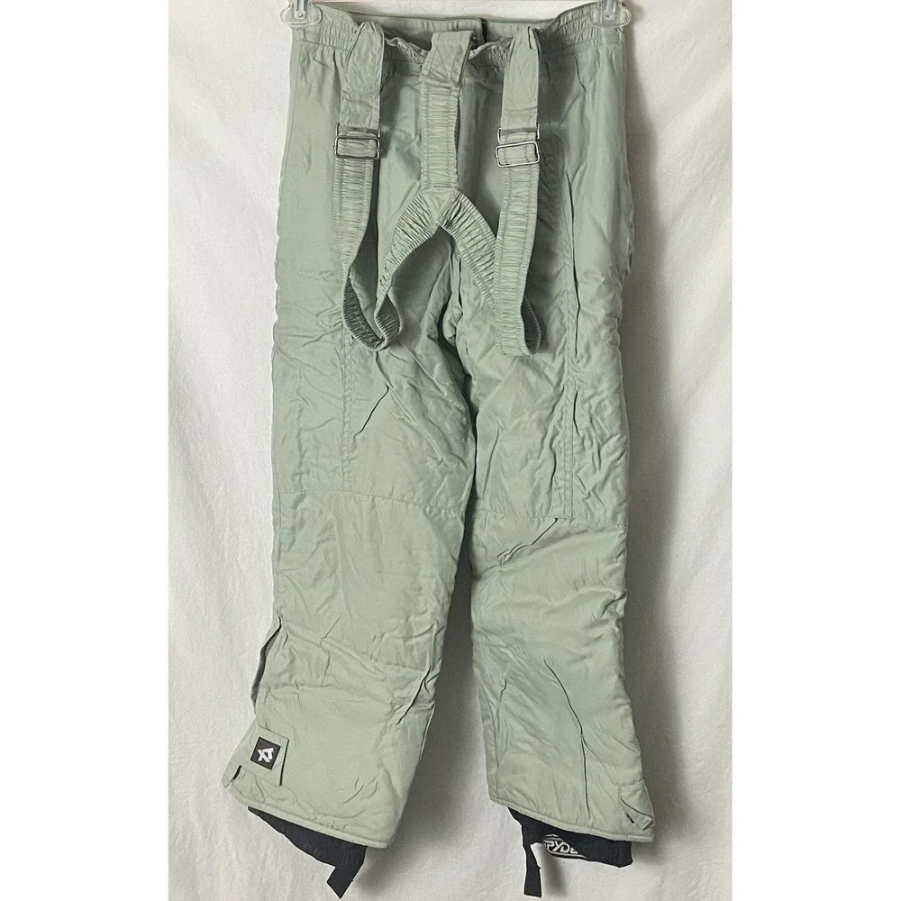 Spyder‎ XT Kids 14 Grey Insulated Snow Pants Ski Snowboard Suspenders Team Venom
